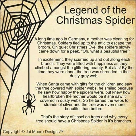The Legend Of The Christmas Spider Printable
